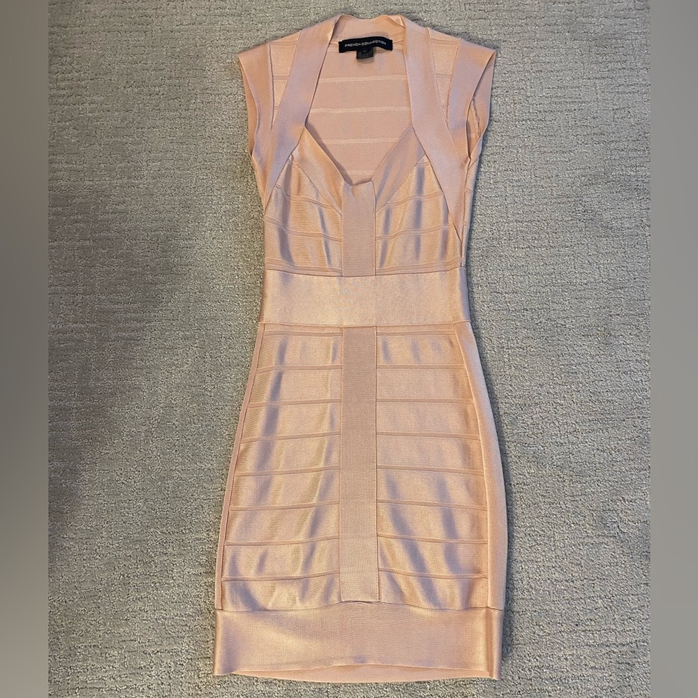 French Connection Pink Mini Dress - Pre-Worn